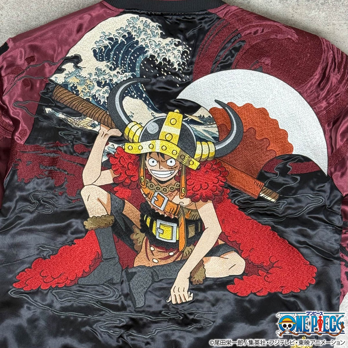 【ONE PIECE×絡繰魂】ルフィ(エルバフ)リバーシブルスカジャン