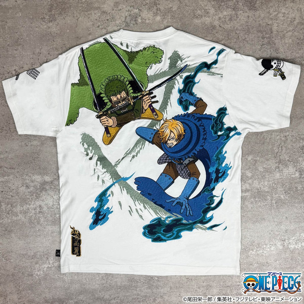 【ONE PIECE×絡繰魂】ゾロ&サンジ(エルバフ)Tee
