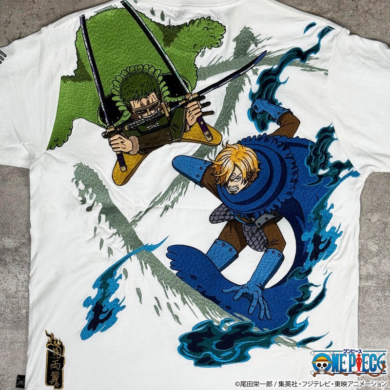 【ONE PIECE×絡繰魂】ゾロ&サンジ(エルバフ)Tee