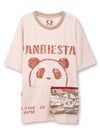 【PANDIESTA JAPAN】サコッシュ風ポケット付き カモ柄Tシャツ