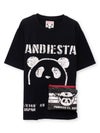 【PANDIESTA JAPAN】サコッシュ風ポケット付き カモ柄Tシャツ