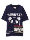 【PANDIESTA JAPAN】サコッシュ風ポケット付き カモ柄Tシャツ
