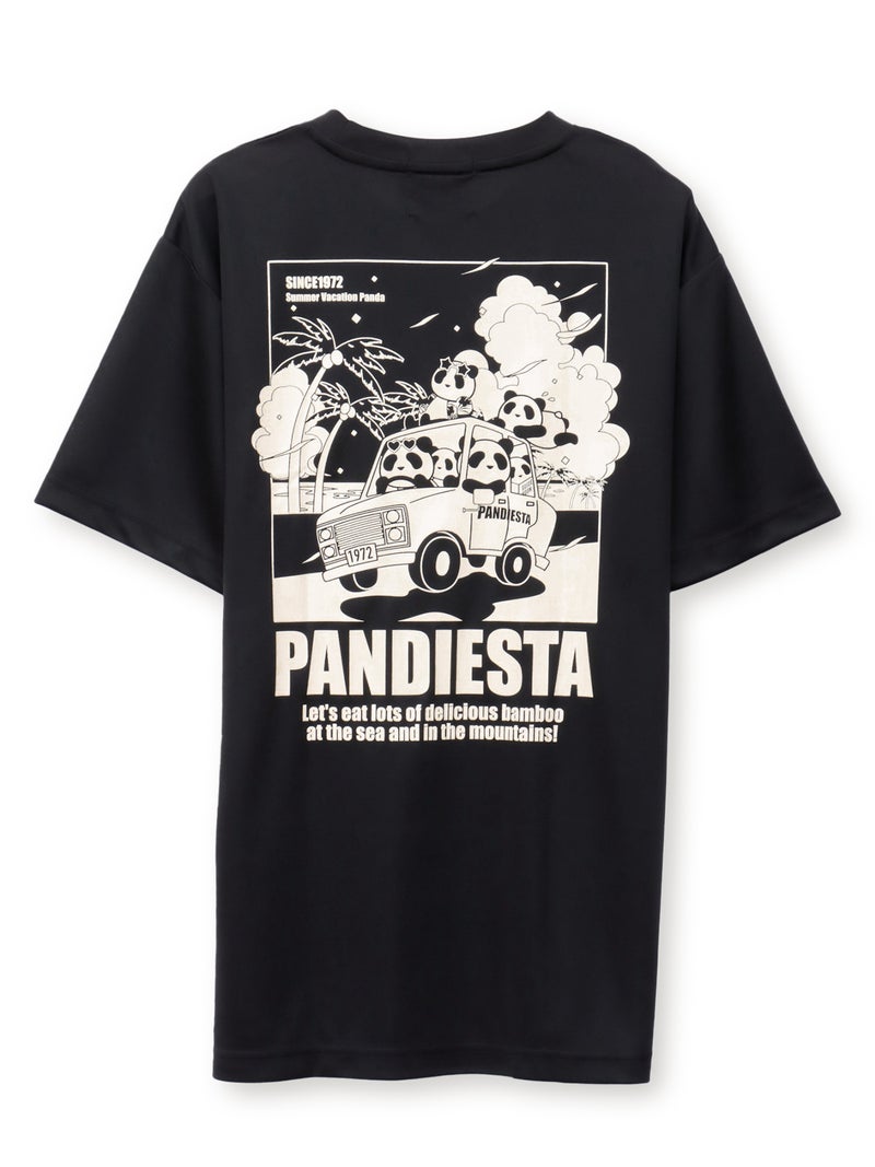【PANDIESTA JAPAN】“サマーバケーションパンダ”DRYメッシュ素材Tシャツ