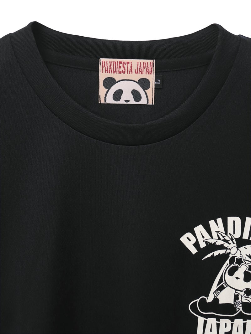 【PANDIESTA JAPAN】“サマーバケーションパンダ”DRYメッシュ素材Tシャツ