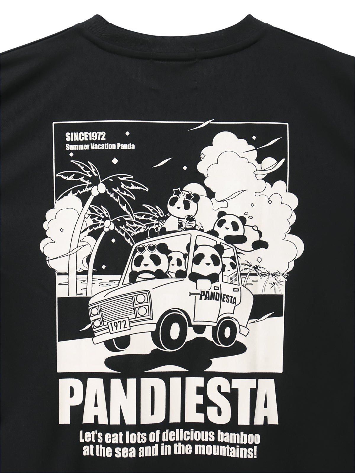 【PANDIESTA JAPAN】“サマーバケーションパンダ”DRYメッシュ素材Tシャツ
