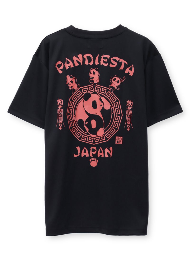 【PANDIESTA JAPAN】“太陰太極パンダ”DRYメッシュ素材Tシャツ