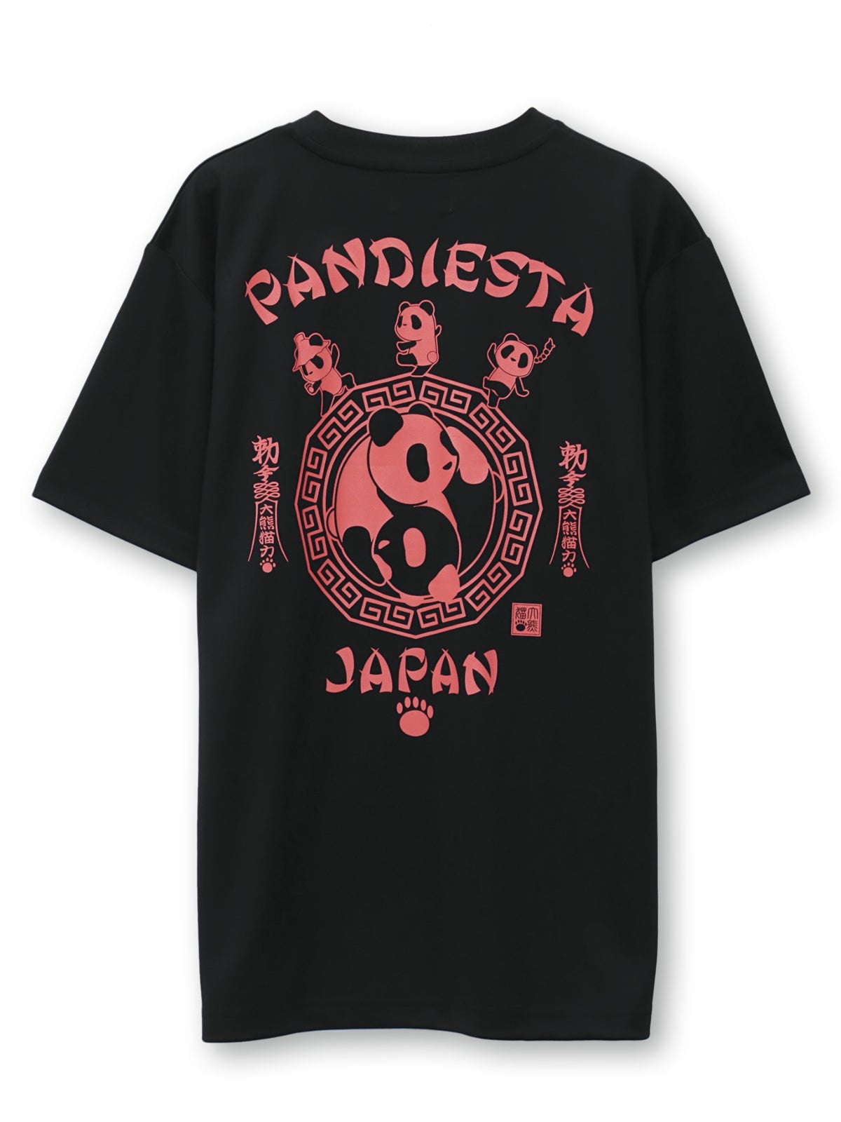 【PANDIESTA JAPAN】“太陰太極パンダ”DRYメッシュ素材Tシャツ