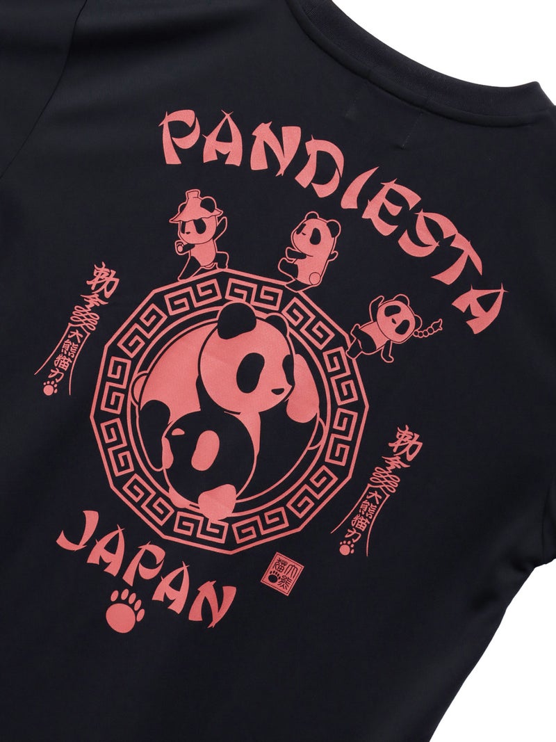 【PANDIESTA JAPAN】“太陰太極パンダ”DRYメッシュ素材Tシャツ