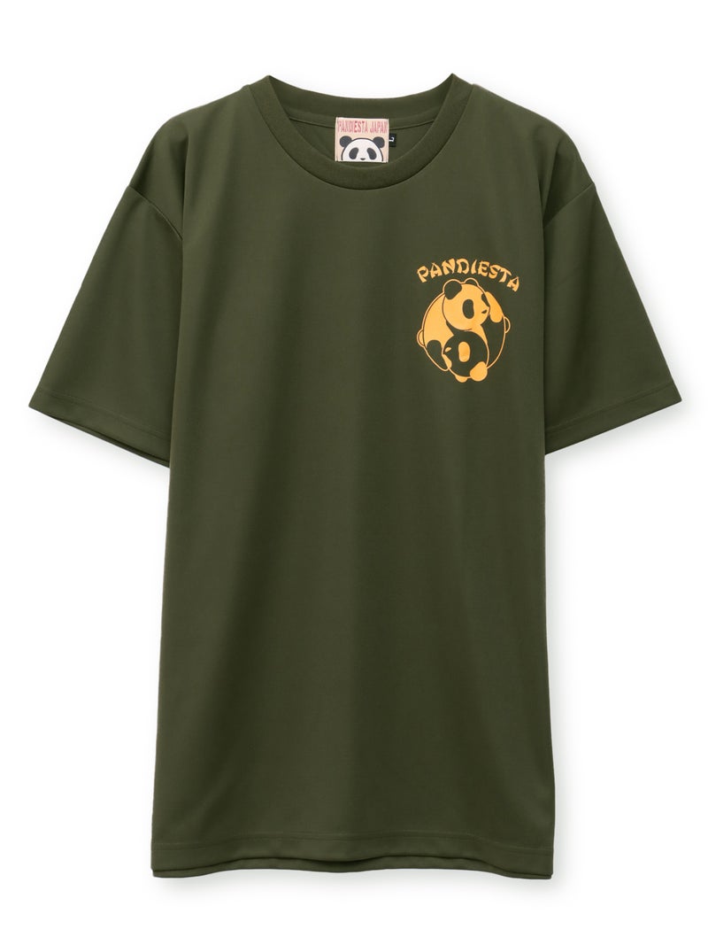 【PANDIESTA JAPAN】“太陰太極パンダ”DRYメッシュ素材Tシャツ