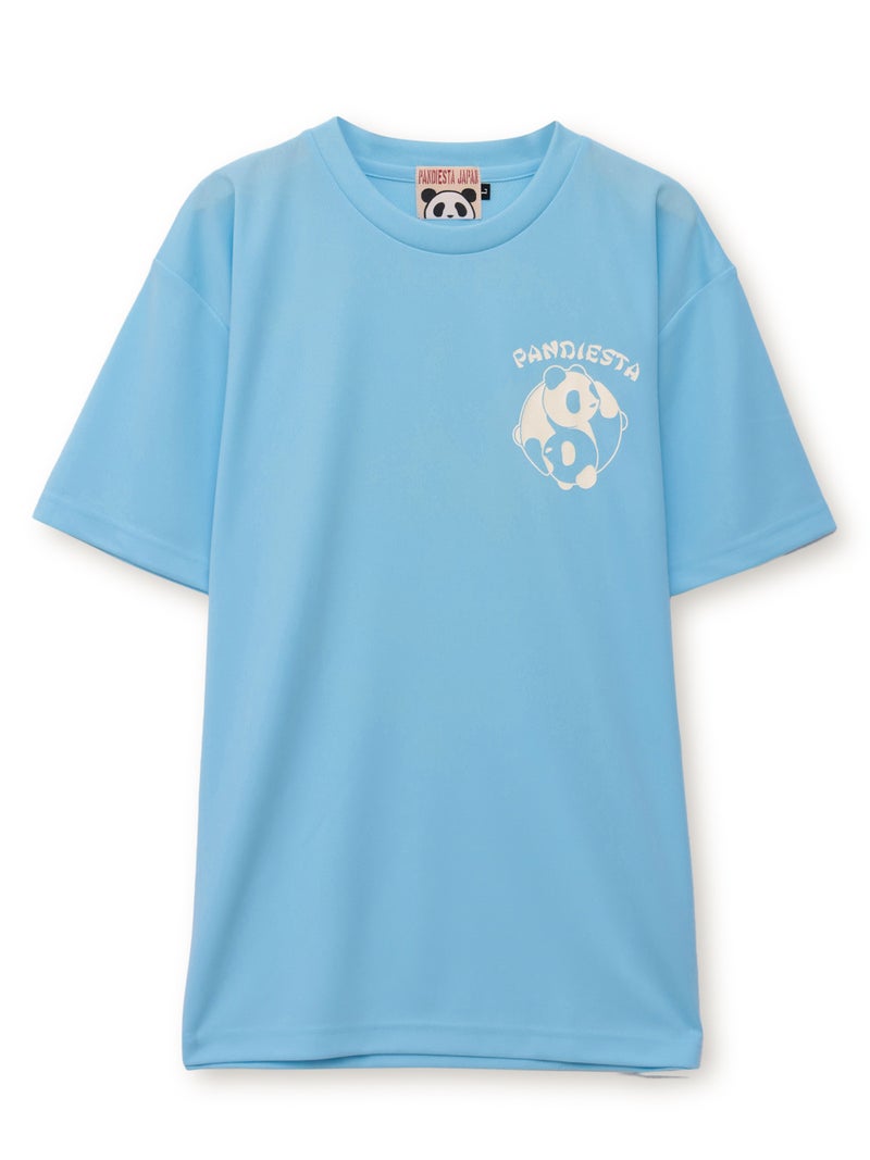 【PANDIESTA JAPAN】“太陰太極パンダ”DRYメッシュ素材Tシャツ