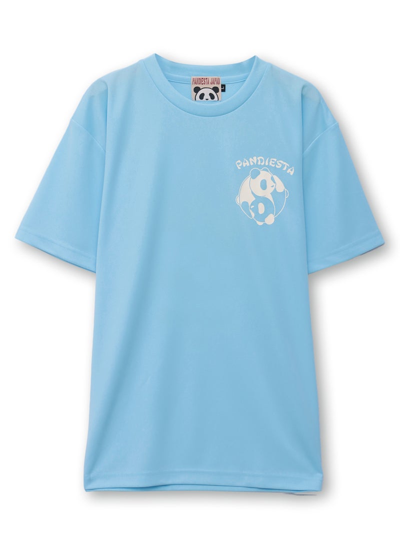 【PANDIESTA JAPAN】“太陰太極パンダ”DRYメッシュ素材Tシャツ