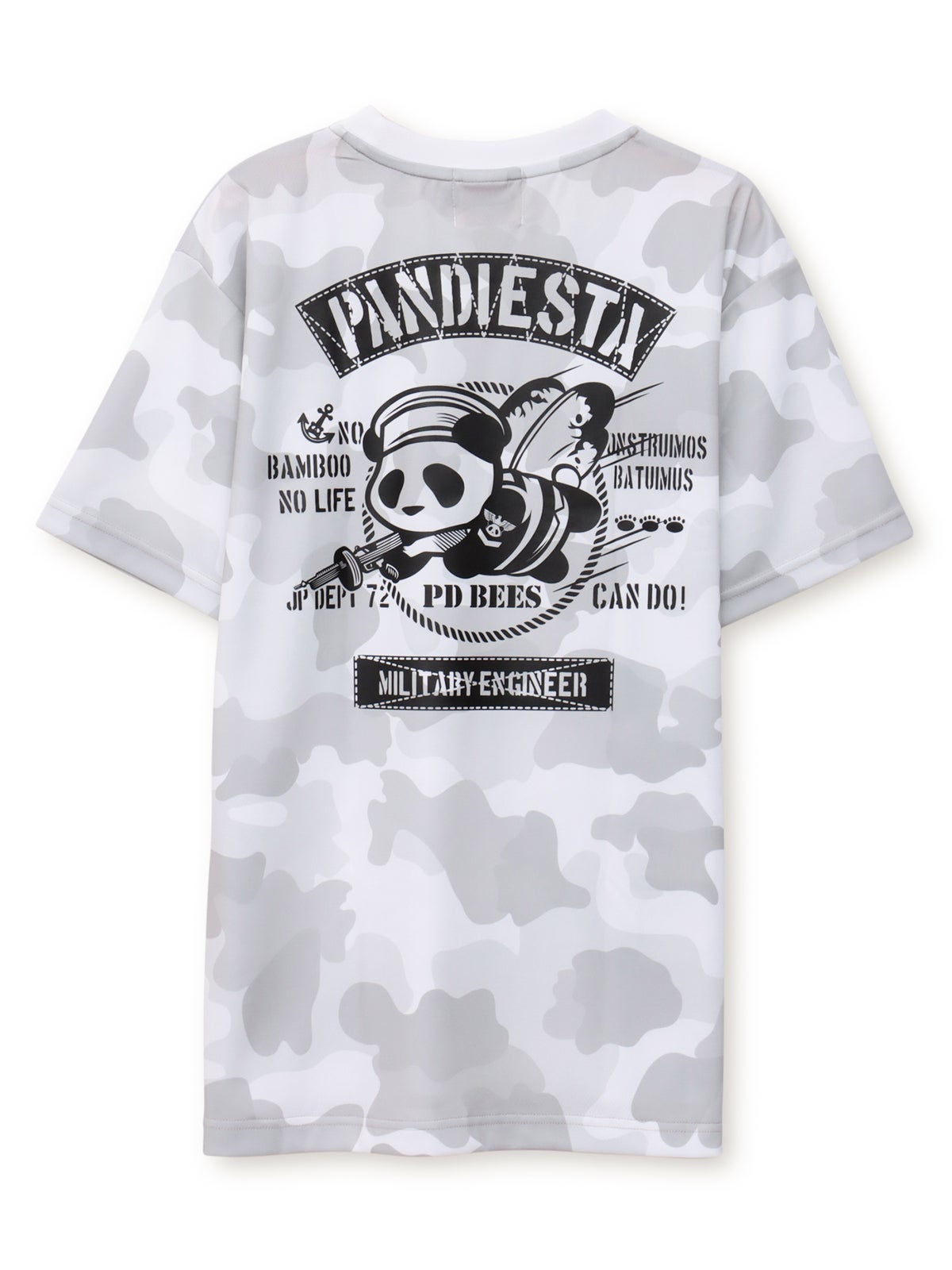 【PANDIESTA JAPAN】“シービーズパンダ”カモ柄DRYメッシュ素材Tシャツ