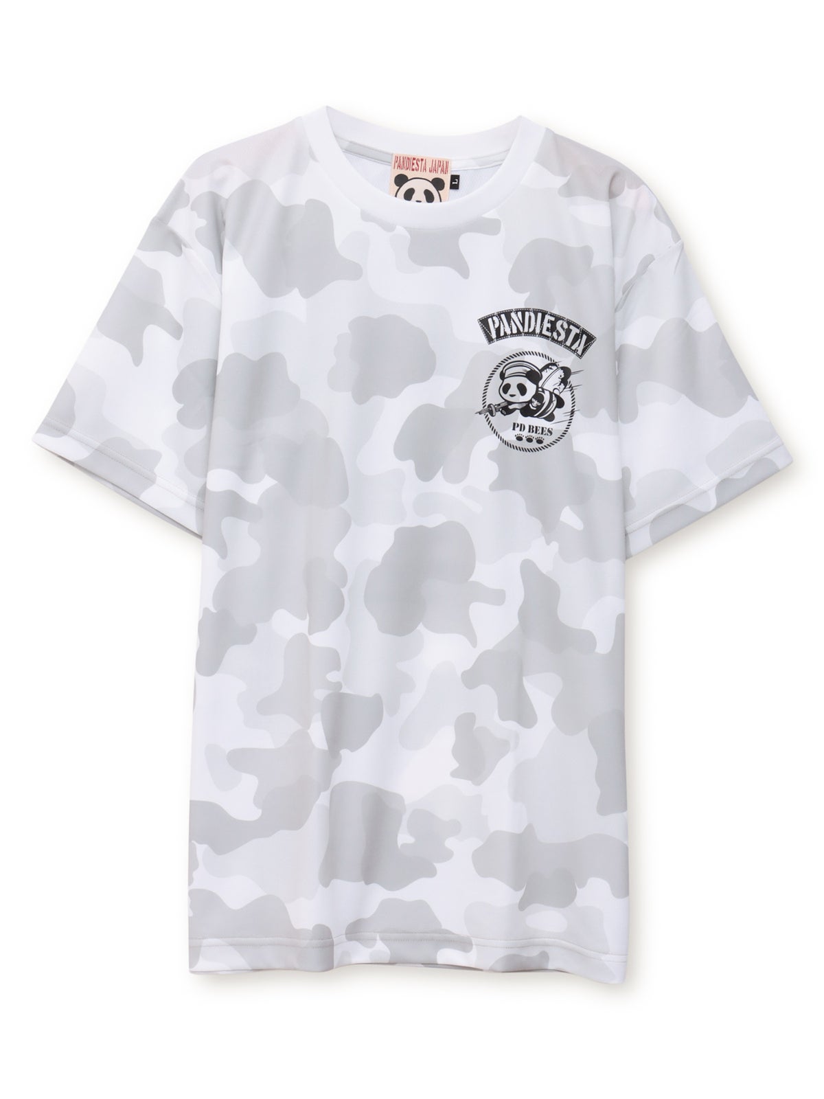 【PANDIESTA JAPAN】“シービーズパンダ”カモ柄DRYメッシュ素材Tシャツ