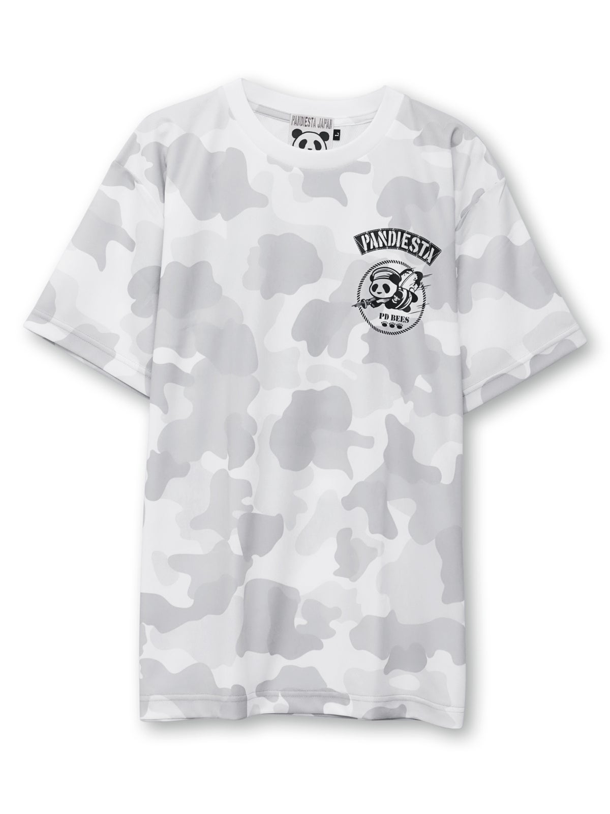 【PANDIESTA JAPAN】“シービーズパンダ”カモ柄DRYメッシュ素材Tシャツ