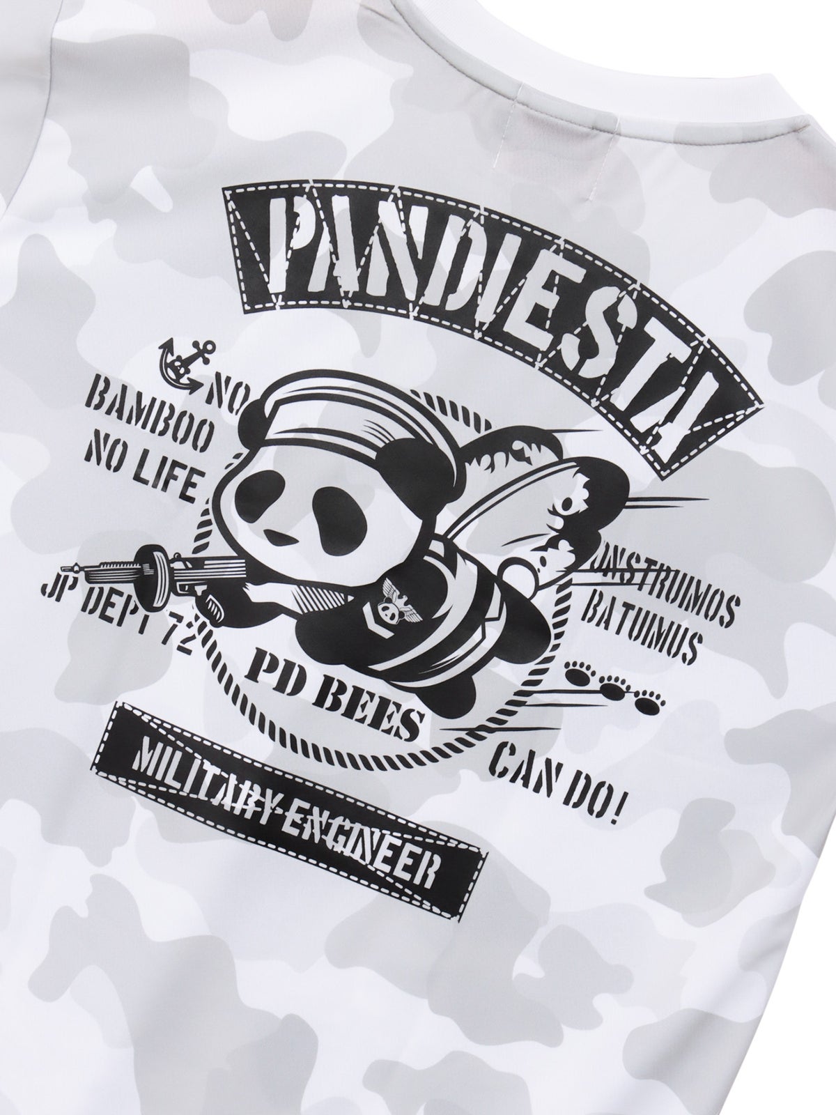 【PANDIESTA JAPAN】“シービーズパンダ”カモ柄DRYメッシュ素材Tシャツ