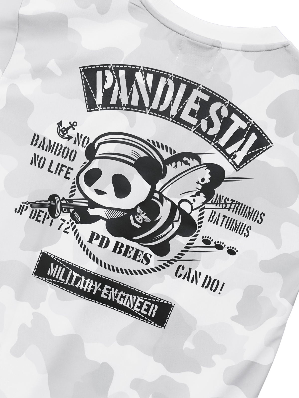 【PANDIESTA JAPAN】“シービーズパンダ”カモ柄DRYメッシュ素材Tシャツ