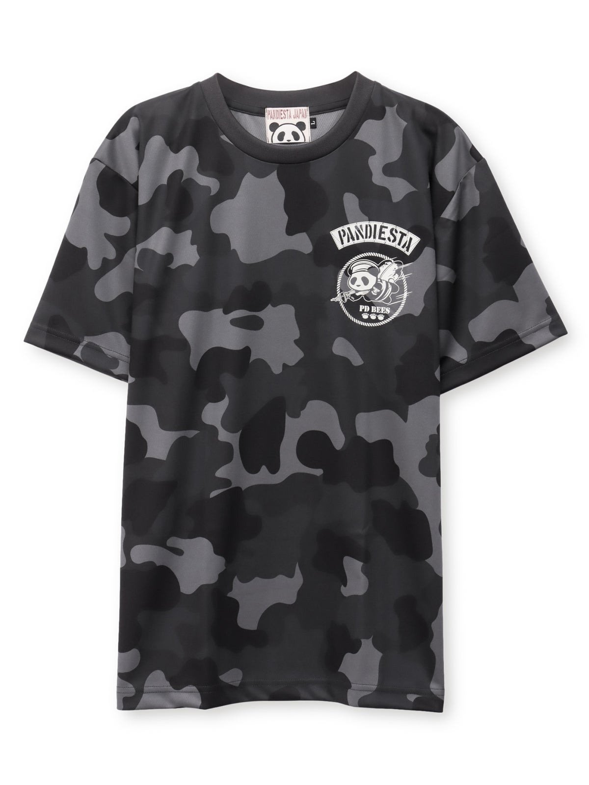 【PANDIESTA JAPAN】“シービーズパンダ”カモ柄DRYメッシュ素材Tシャツ