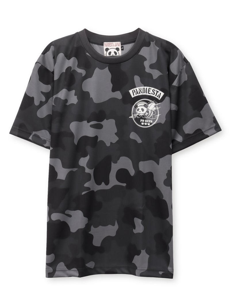 【PANDIESTA JAPAN】“シービーズパンダ”カモ柄DRYメッシュ素材Tシャツ