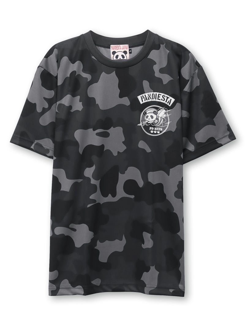 【PANDIESTA JAPAN】“シービーズパンダ”カモ柄DRYメッシュ素材Tシャツ
