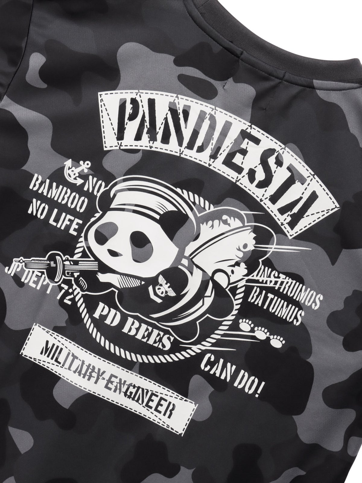 【PANDIESTA JAPAN】“シービーズパンダ”カモ柄DRYメッシュ素材Tシャツ