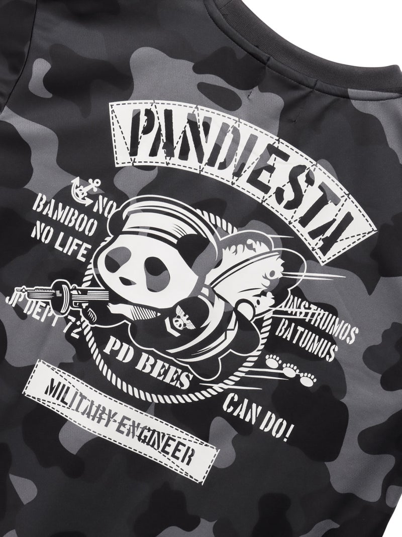 【PANDIESTA JAPAN】“シービーズパンダ”カモ柄DRYメッシュ素材Tシャツ