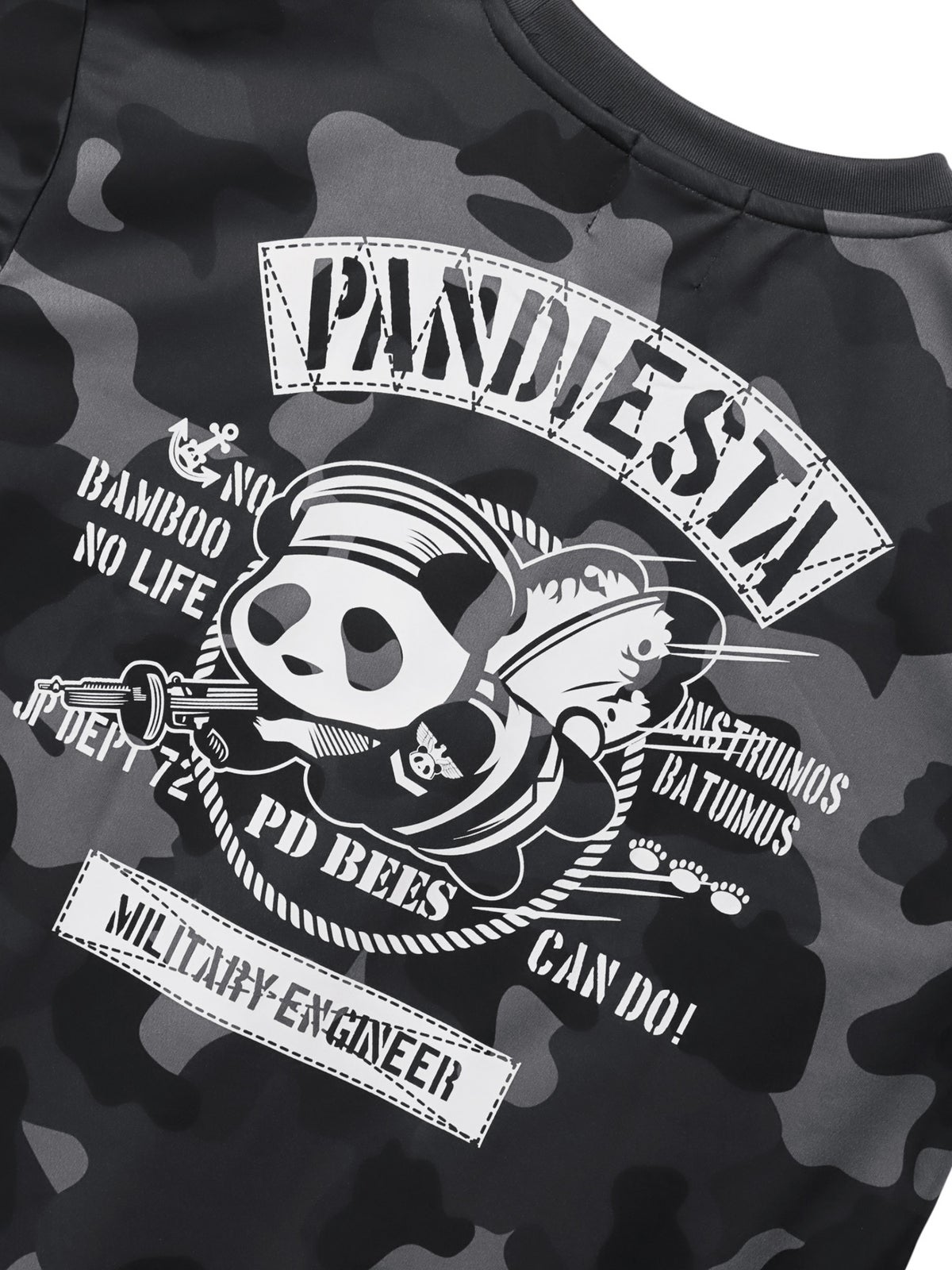 【PANDIESTA JAPAN】“シービーズパンダ”カモ柄DRYメッシュ素材Tシャツ