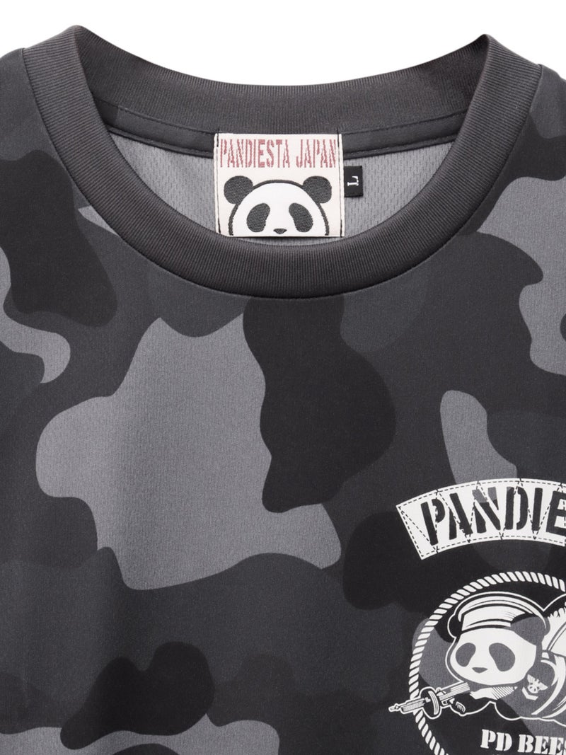 【PANDIESTA JAPAN】“シービーズパンダ”カモ柄DRYメッシュ素材Tシャツ