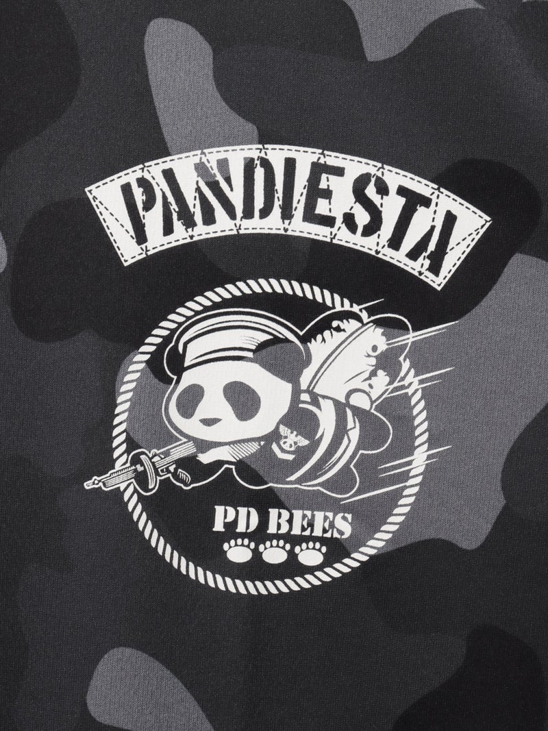 【PANDIESTA JAPAN】“シービーズパンダ”カモ柄DRYメッシュ素材Tシャツ