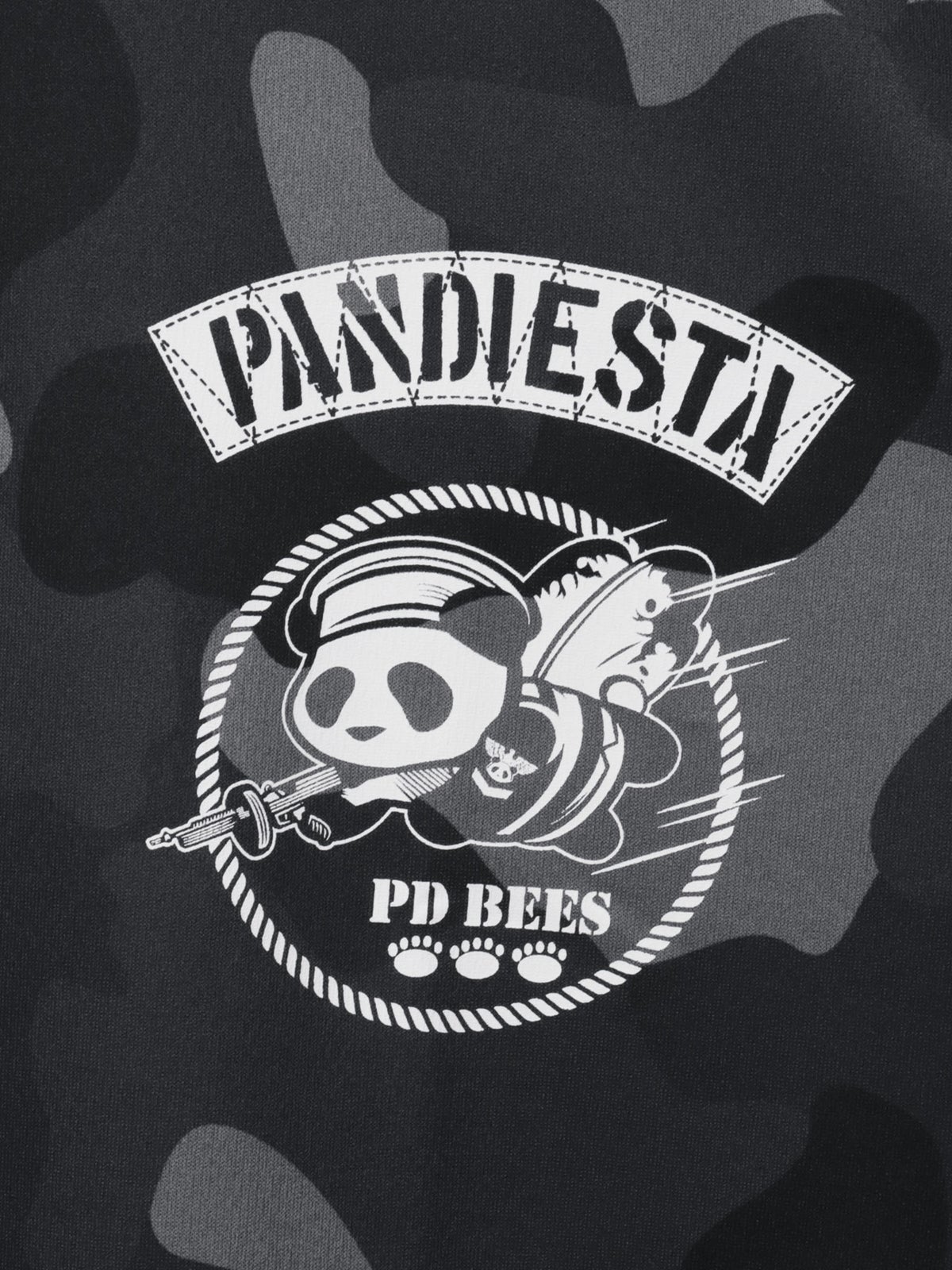【PANDIESTA JAPAN】“シービーズパンダ”カモ柄DRYメッシュ素材Tシャツ
