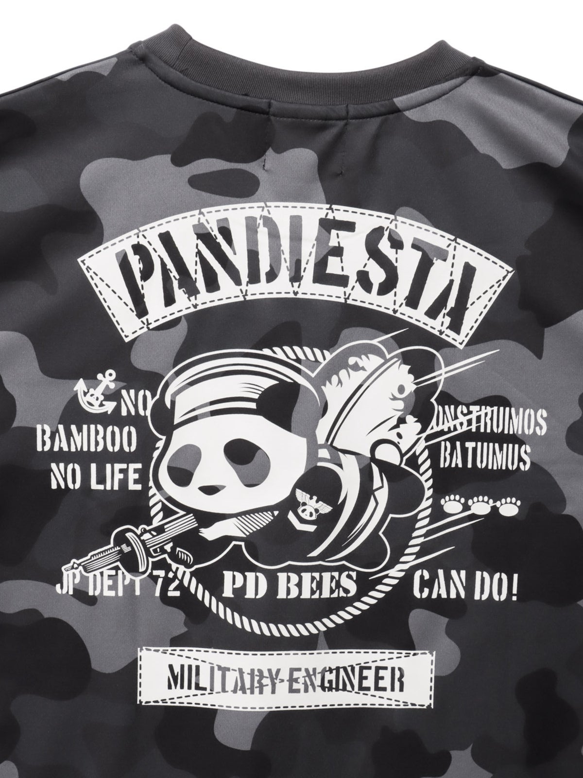 【PANDIESTA JAPAN】“シービーズパンダ”カモ柄DRYメッシュ素材Tシャツ
