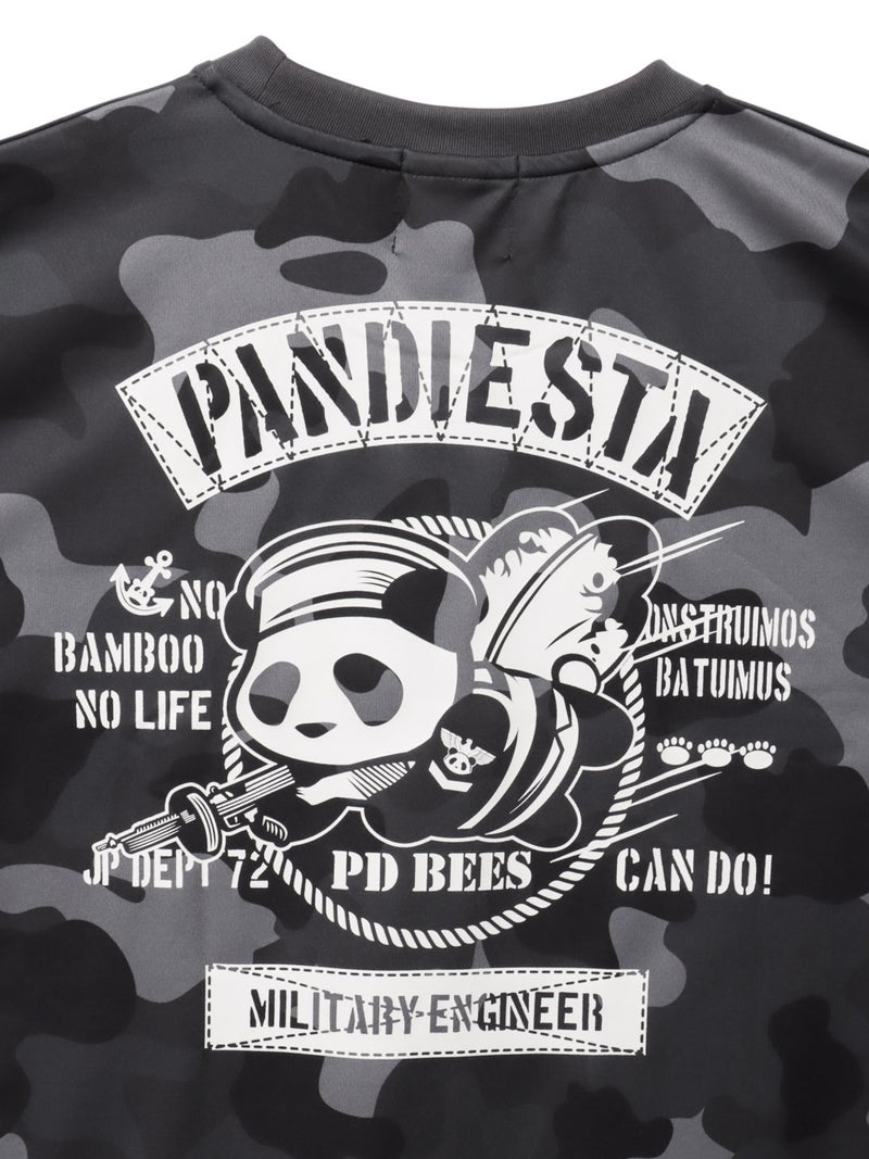 【PANDIESTA JAPAN】“シービーズパンダ”カモ柄DRYメッシュ素材Tシャツ