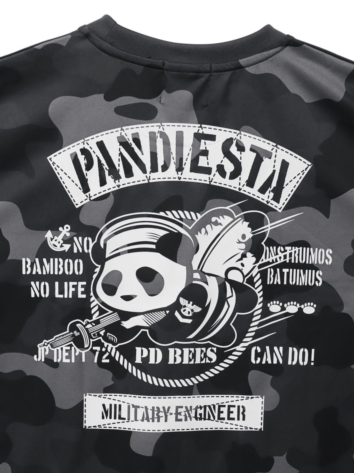 【PANDIESTA JAPAN】“シービーズパンダ”カモ柄DRYメッシュ素材Tシャツ