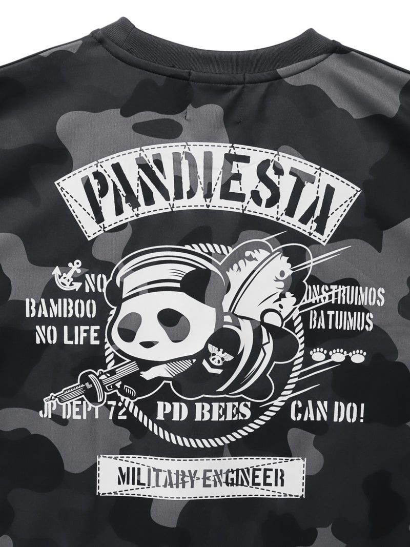 【PANDIESTA JAPAN】“シービーズパンダ”カモ柄DRYメッシュ素材Tシャツ