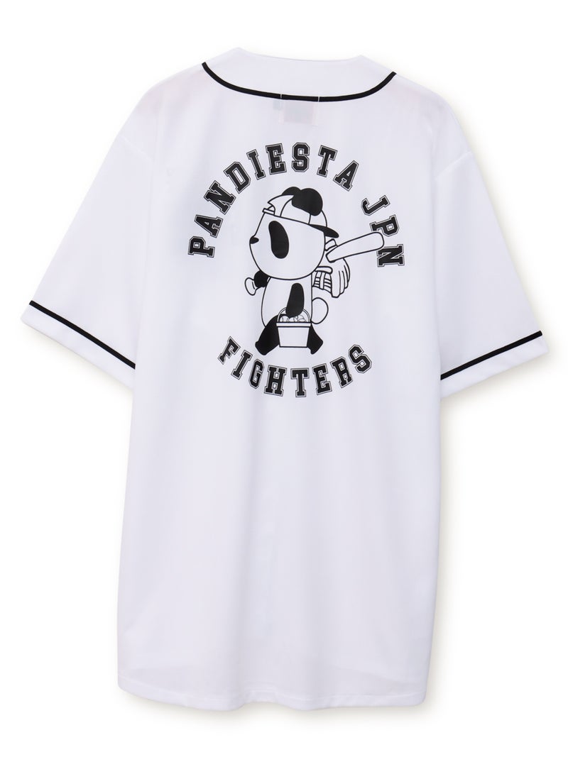 【PANDIESTA JAPAN】“ファイターズパンダ”DRYメッシュ素材ベースボールシャツ