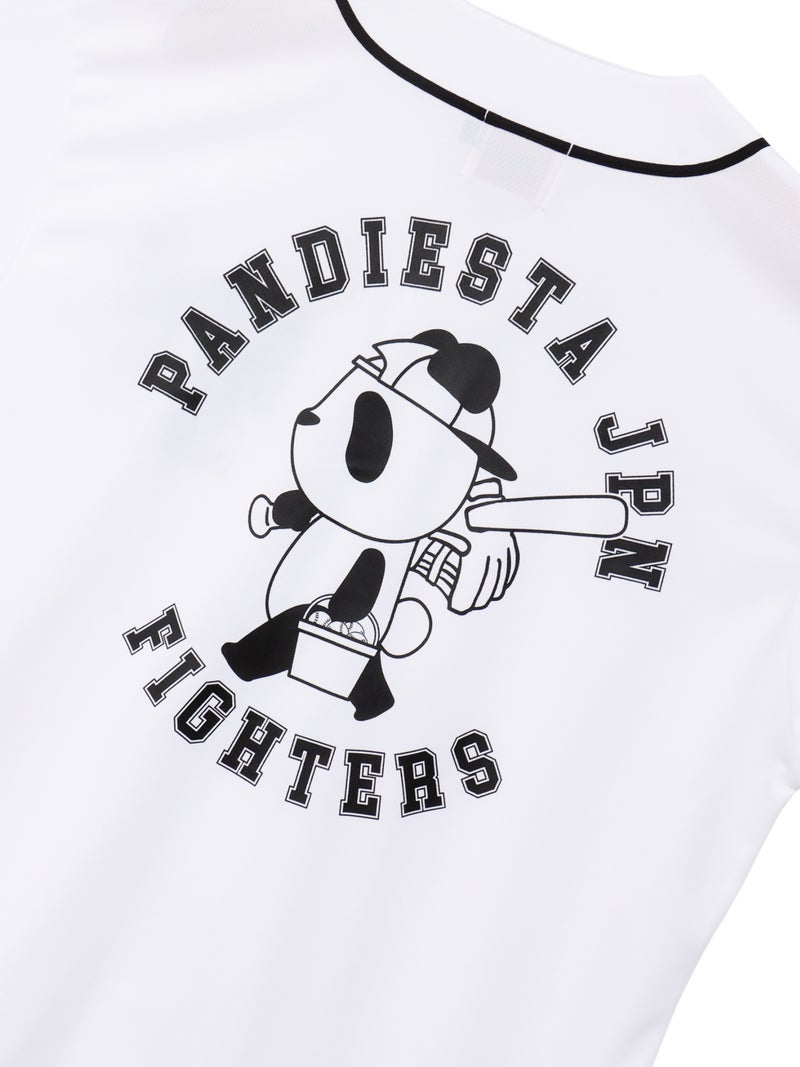 【PANDIESTA JAPAN】“ファイターズパンダ”DRYメッシュ素材ベースボールシャツ