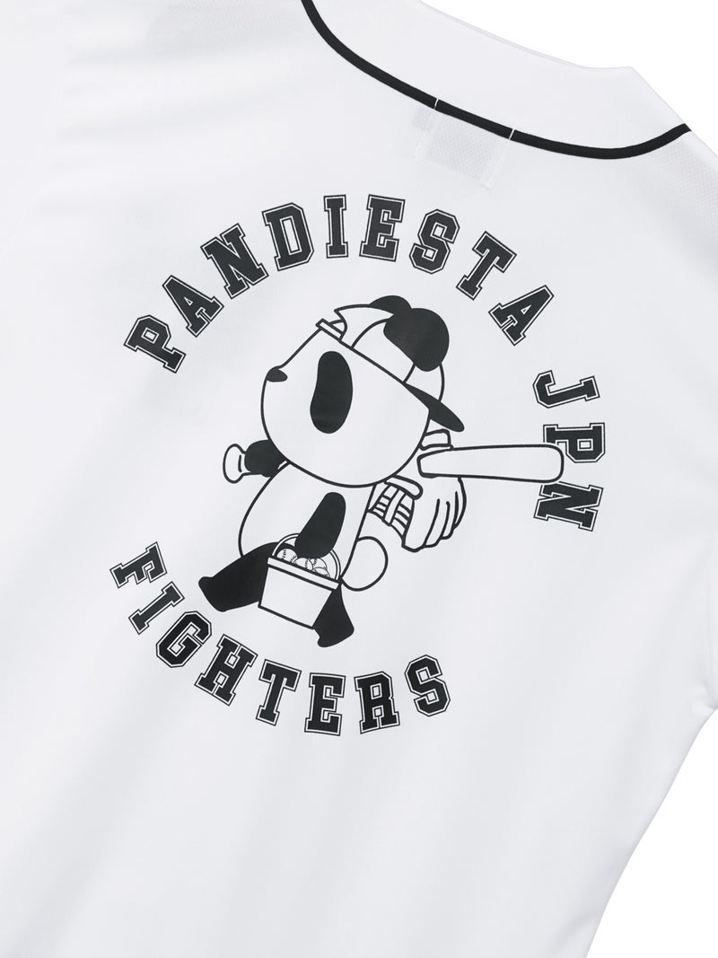 【PANDIESTA JAPAN】“ファイターズパンダ”DRYメッシュ素材ベースボールシャツ