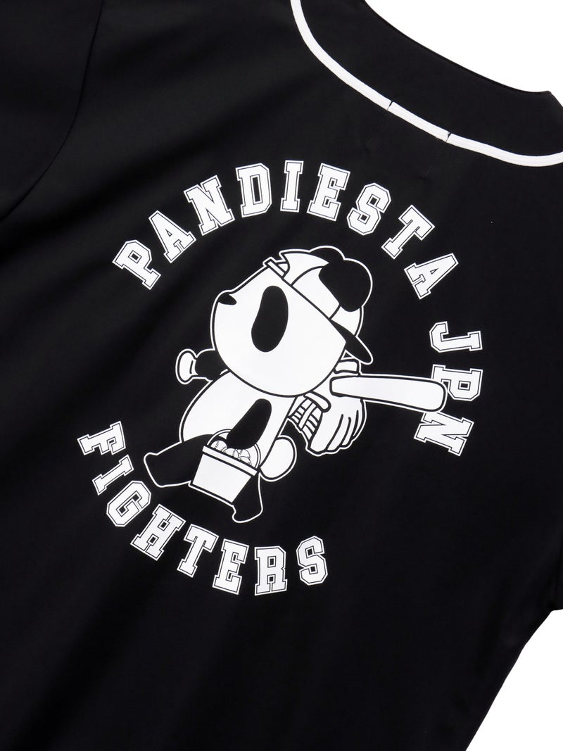 【PANDIESTA JAPAN】“ファイターズパンダ”DRYメッシュ素材ベースボールシャツ