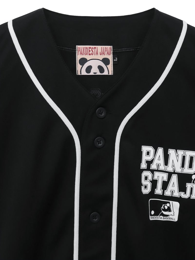 【PANDIESTA JAPAN】“ファイターズパンダ”DRYメッシュ素材ベースボールシャツ