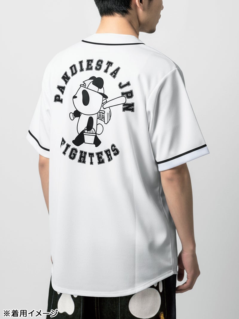 【PANDIESTA JAPAN】“ファイターズパンダ”DRYメッシュ素材ベースボールシャツ