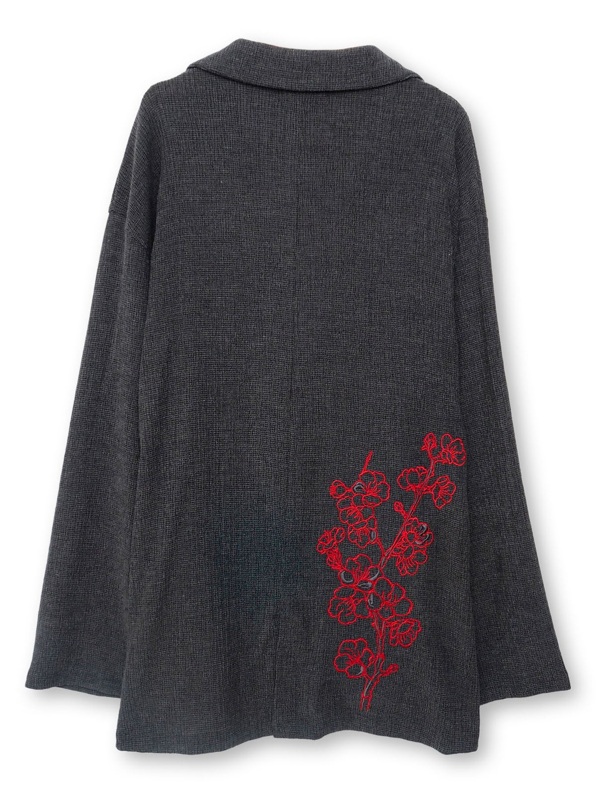 【雅結】桜刺繍入りテーラードジャケット