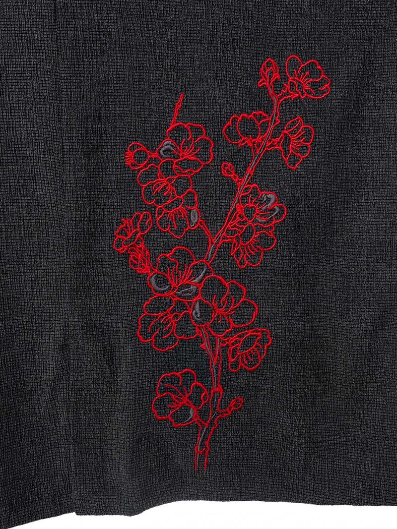 【雅結】桜刺繍入りテーラードジャケット