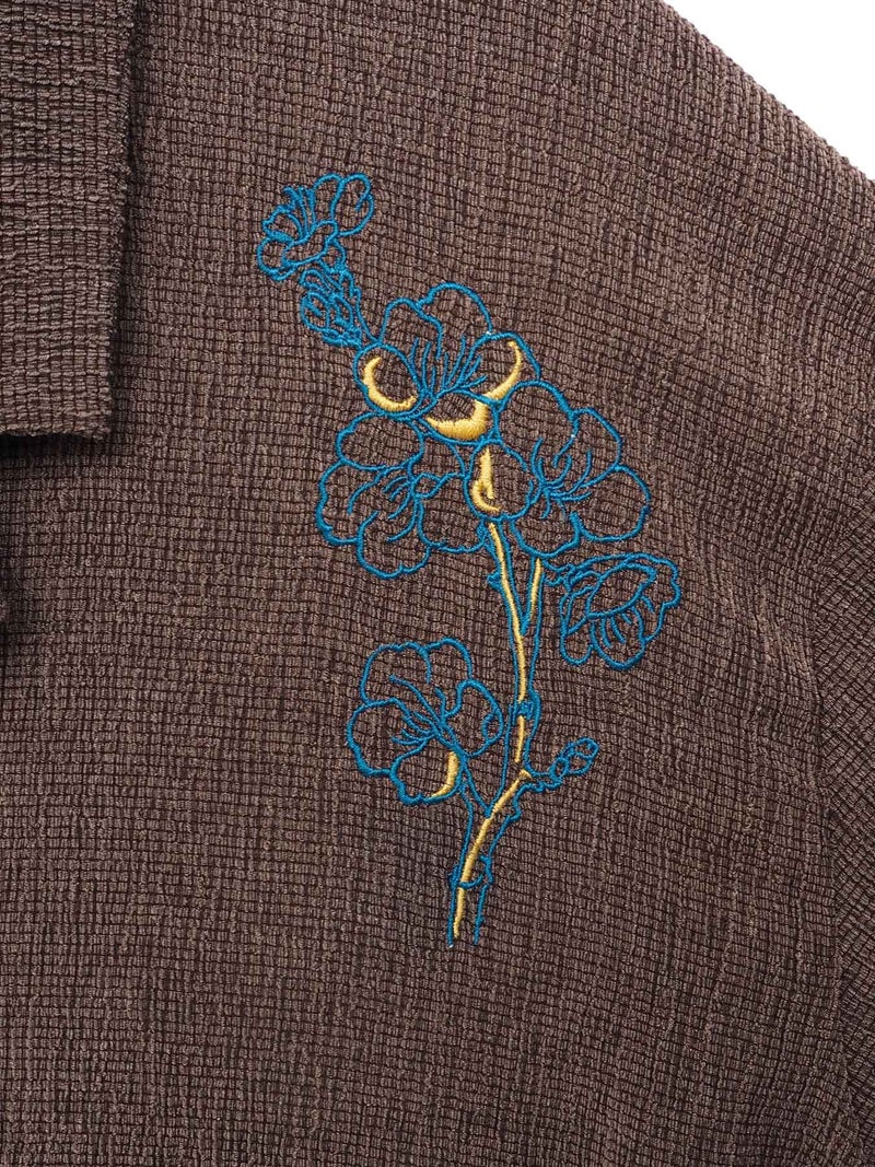 【雅結】桜刺繍入りテーラードジャケット