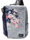 【雅結】桜刺繍 BIG 2WAYスクエアボディバッグ