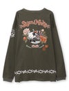 【SUMINEKO】“眠り猫”刺繍入りBIGシルエットロンT