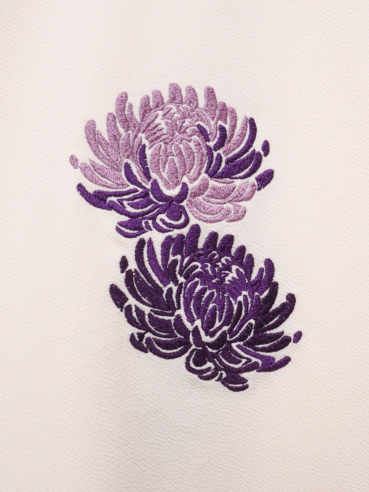 【雅結】菊 刺繍入りBIGシルエットロンT