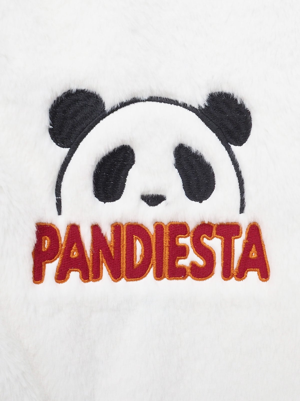 【PANDIESTA JAPAN】“ひょっこりパンダ”切替フェイクファーなりきりZIPパーカー