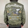 【SNOOPY×Flag Staff】PEANUTS MOTORCYCLE MA-1