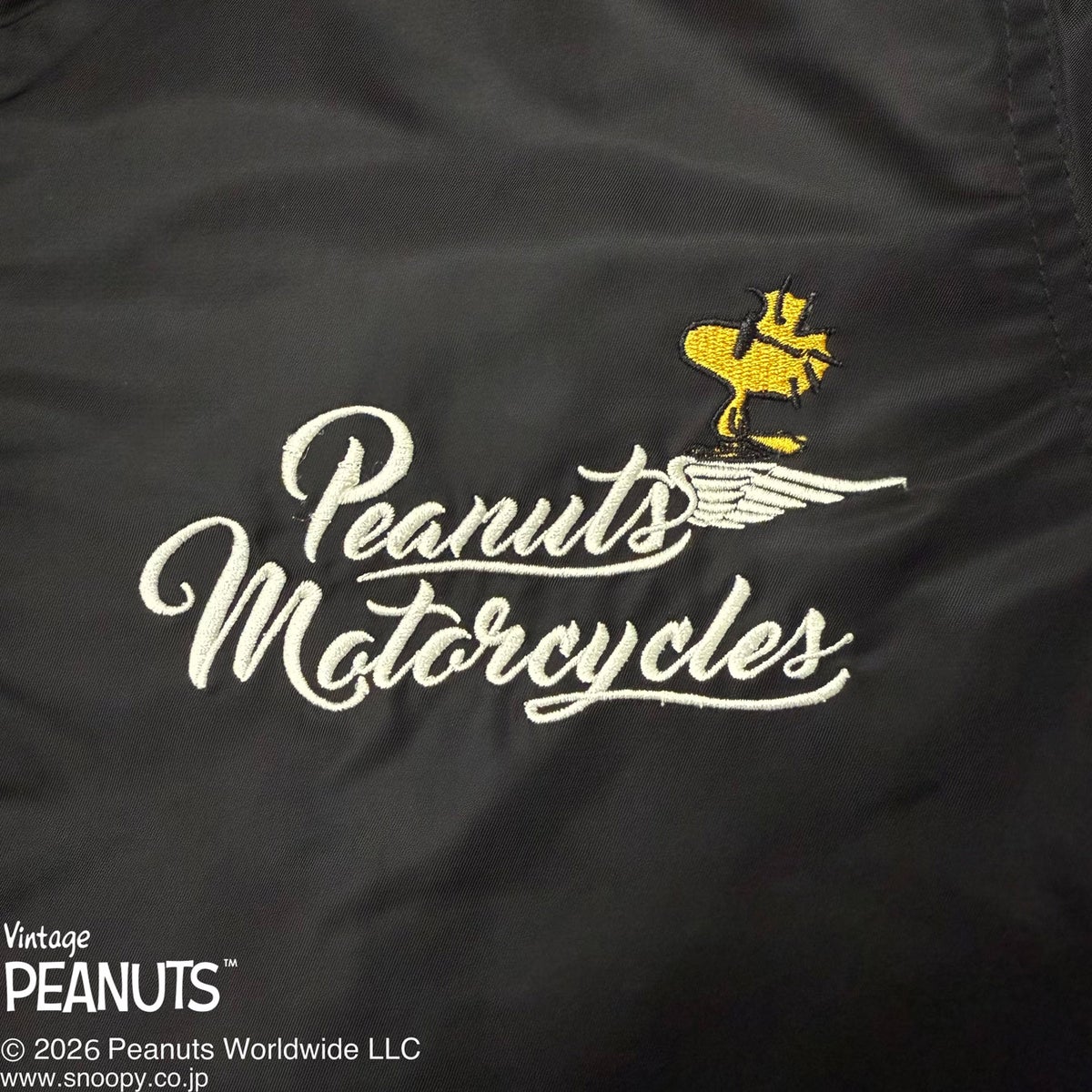 【SNOOPY×Flag Staff】PEANUTS MOTORCYCLE MA-1