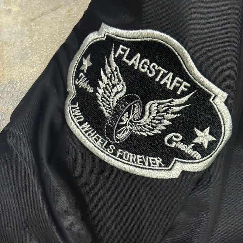 【SNOOPY×Flag Staff】PEANUTS MOTORCYCLE MA-1