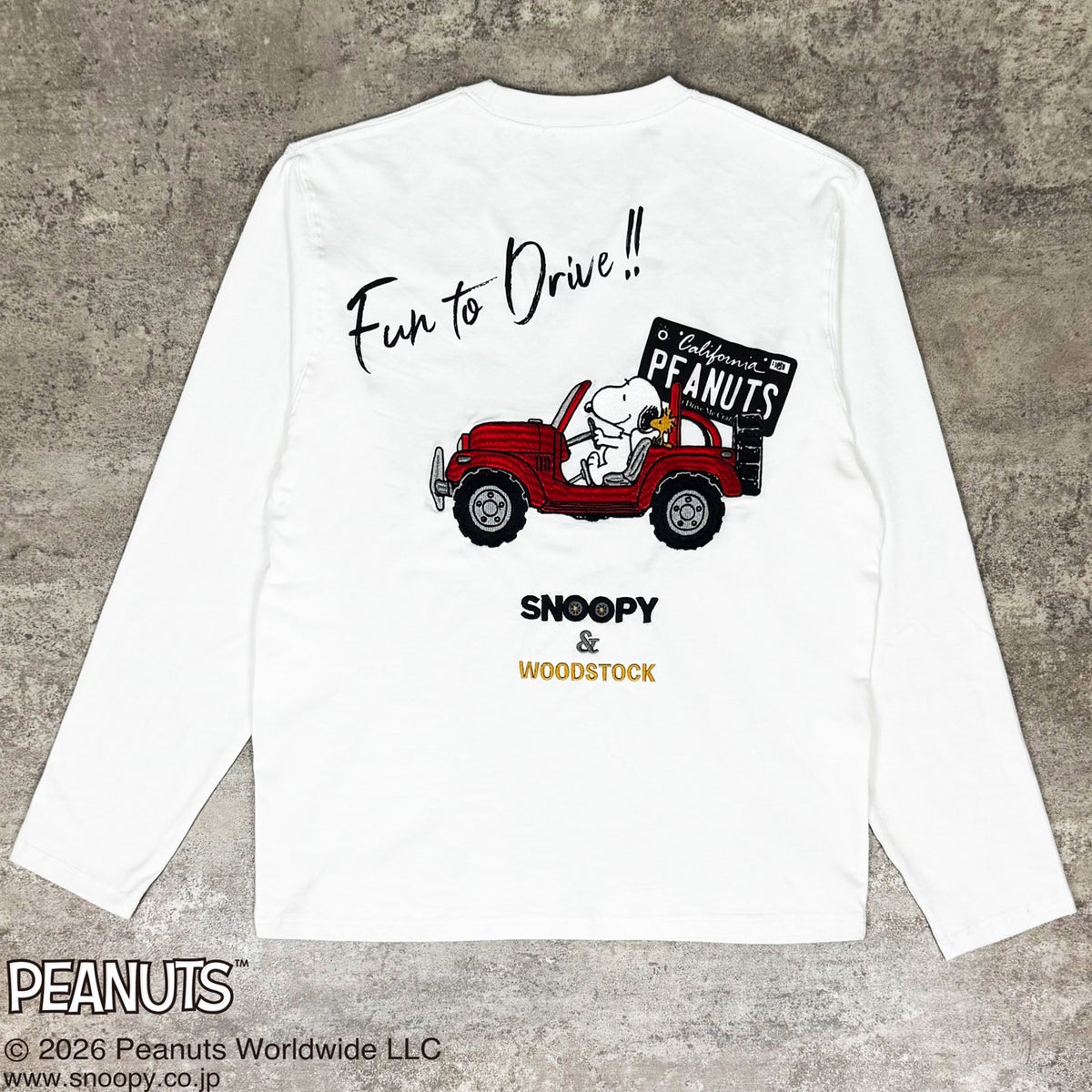 【SNOOPY×Flag Staff】PEANUTS DRIVE TEE